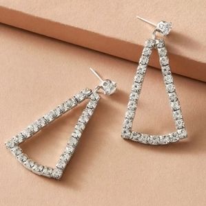 Rhinestone earrings